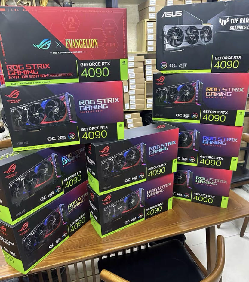 ASUS  GEFORCE RTX 4090 ROG STRIX 24GB GDDR6X GAMING GRAPHICS CARD.