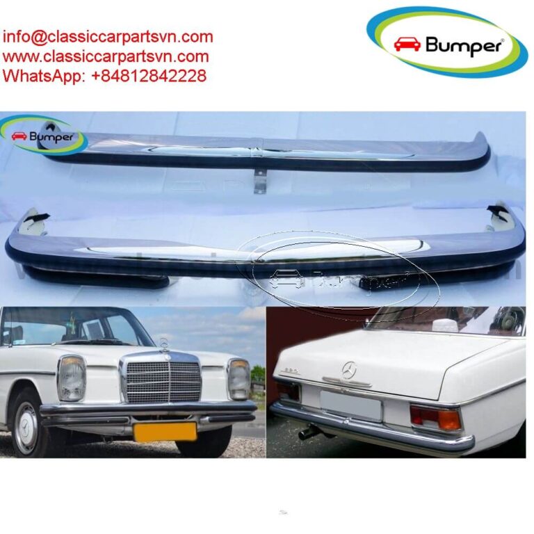 Mercedes Benz W114/ 115 sedan series 1 year (1968 -1976) with under parts bumpers.