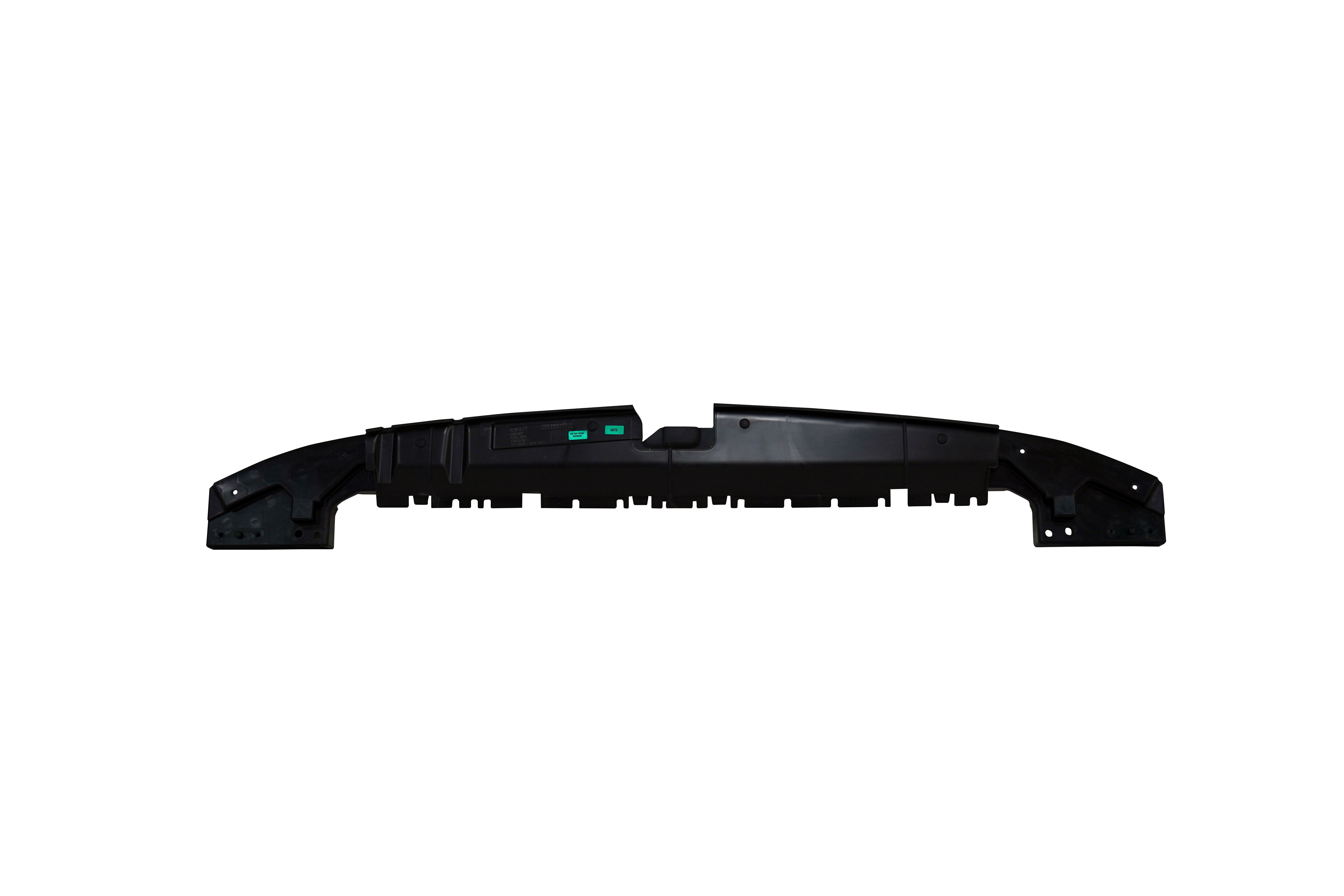 Bentley Continental GTC Front Lower Diffuser Panel Black OEM 3SD121287