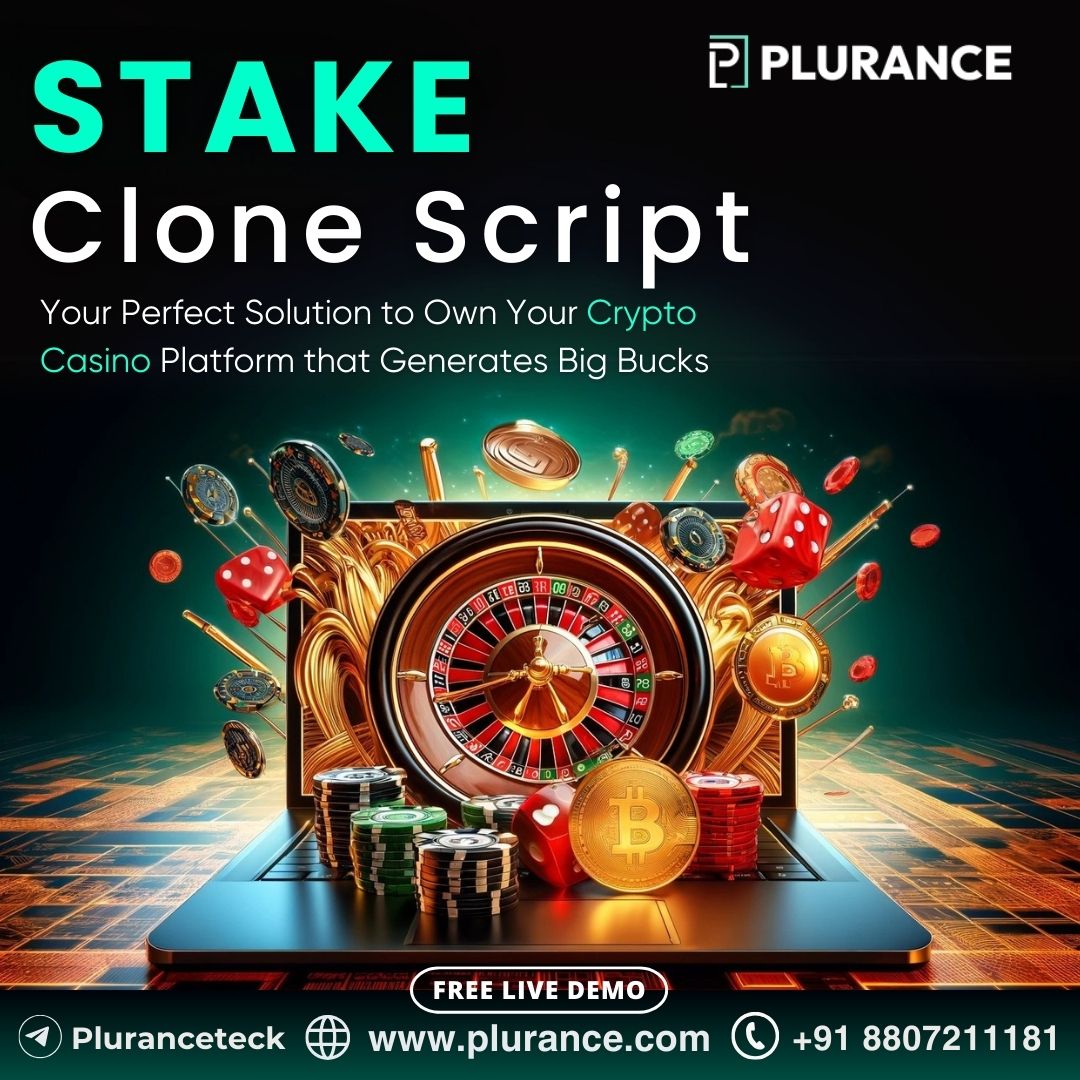 Customizable Stake Clone Solution - For Launching Winning Casino Platform